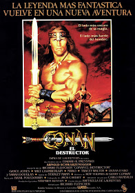 Póster película Conan el Destructor