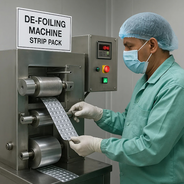 Cleaning and Operation of De-foiling machine of Strip Pack