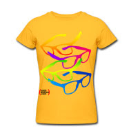 glasses, tshirt