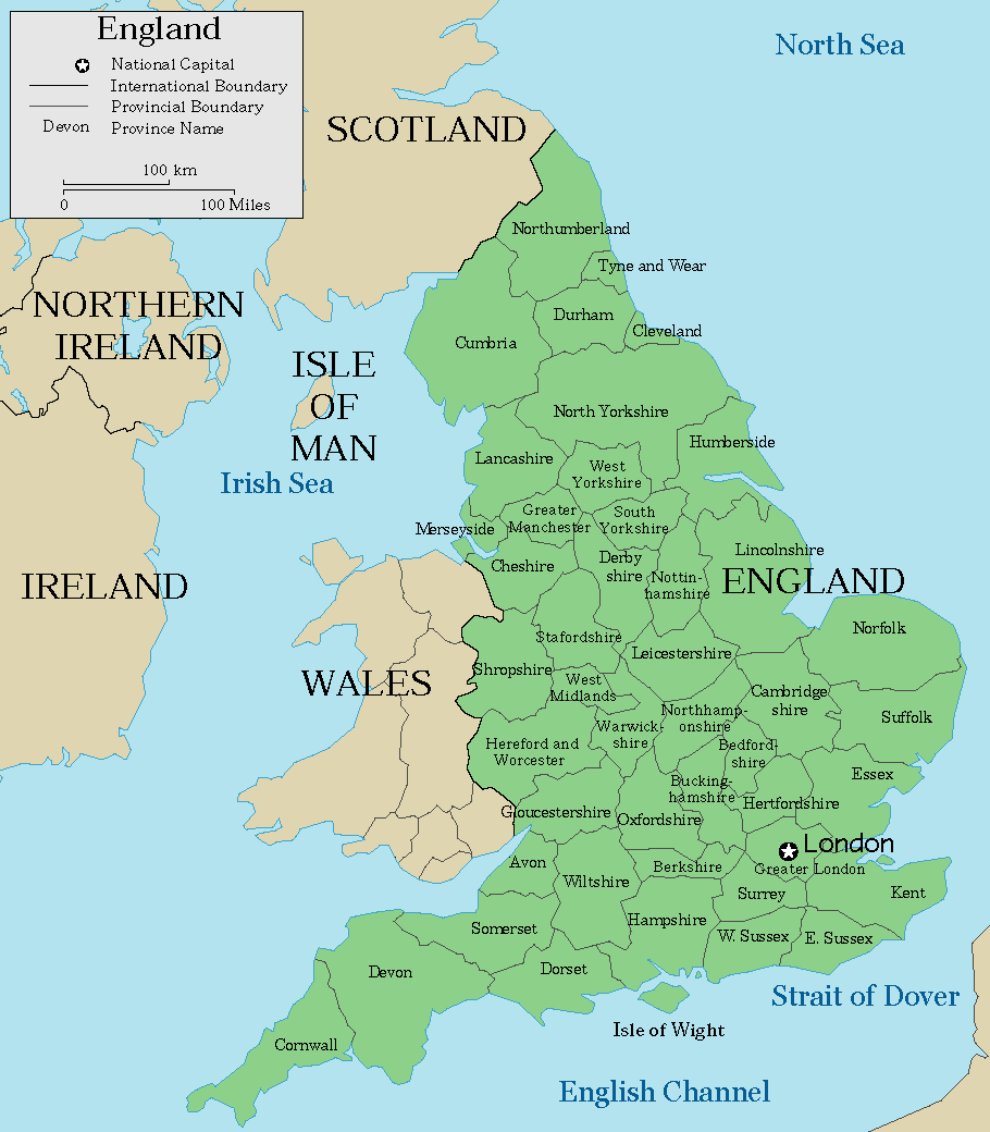 England Map