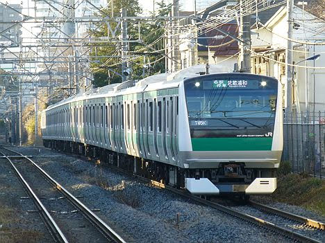 レール7 切符補充券珍行先 埼京線 各駅停車 武蔵浦和行き3 E233系