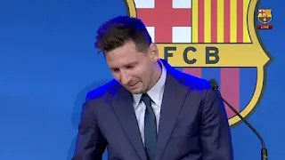 Messi tearful farewell from Barcelona