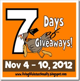 7 days of giveaways button