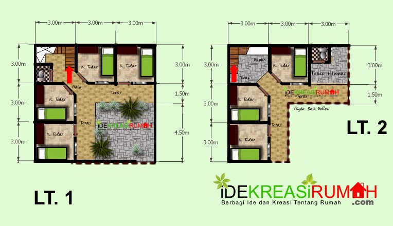 Inspirasi 7 Desain Rumah Ukuran 10 x 15 Yang Modern