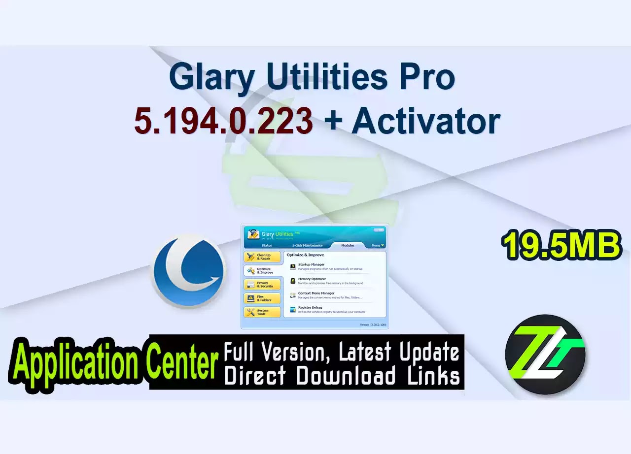 Glary Utilities Pro 5.194.0.223 + Activator