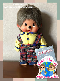 kiki monchhichi red green checker pants 2585HK