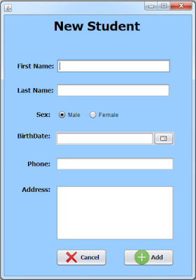 add new student