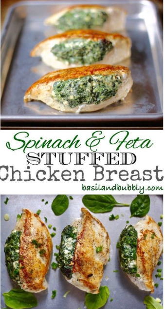 spinach stuffed chicken breasts