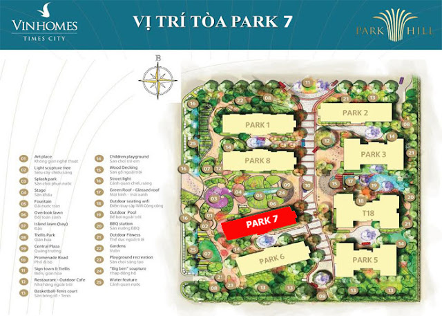 mặt bằng khu park hill tòa park 7