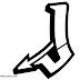 Alphabet Graffiti Letter J