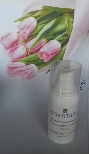 Orientana naturalny krem pod oczy ze śluzem ślimaka