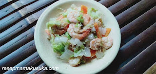 Resep Tumis Sawi Putih Udang Wortel