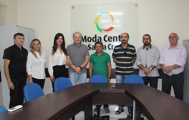 Vice-governador de Mato Grosso visita o Moda Center Santa Cruz