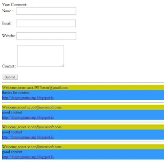 How to make comment box in ASP.NET