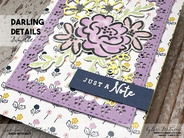 Creating Beauty with the Darling Details Bundle by Stampin' Up!