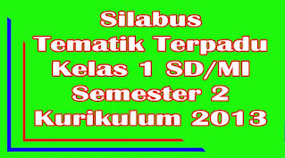 SILABUS KELAS 1 SD SEMESTER 2