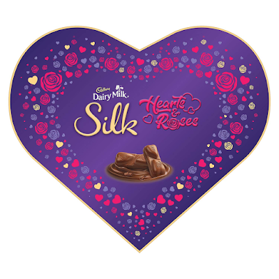Cadbury Dairy Milk Silk Valentines Heart Shaped Gift Box, 324g