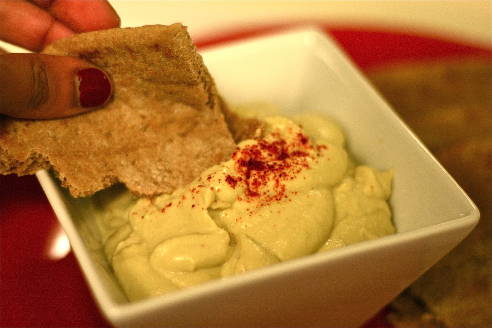 Hom Nom Chickpea And Edamame Hummus