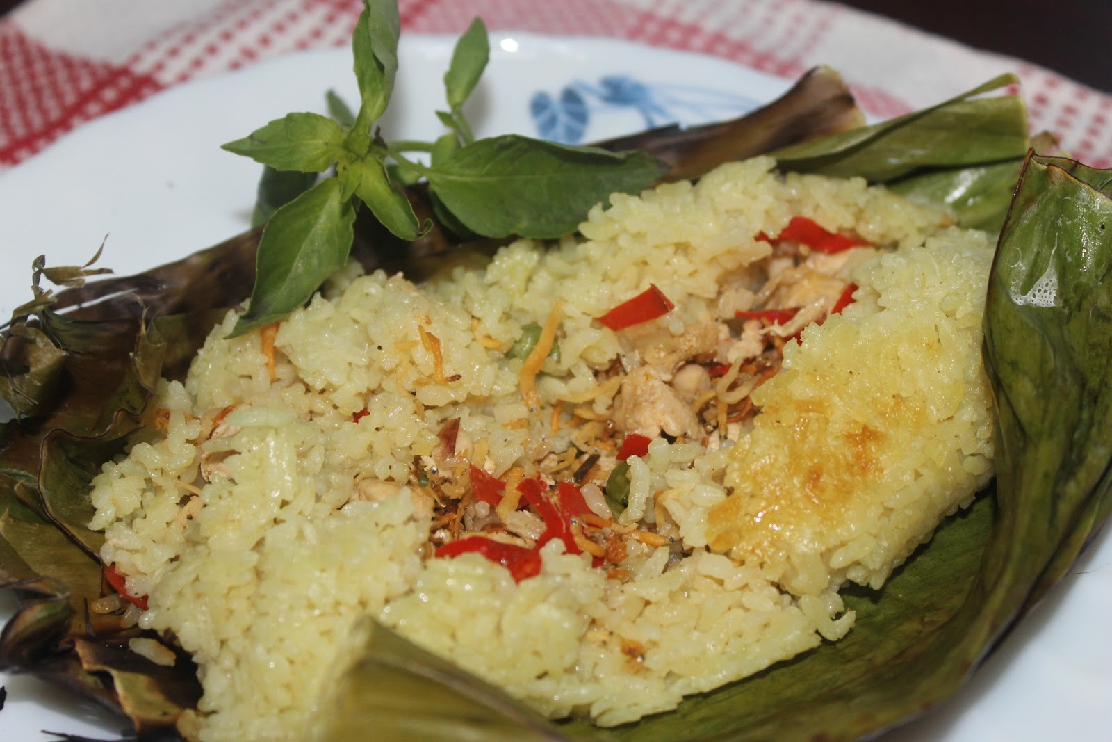 Resep Nasi Bakar Ayam Ikan Teri