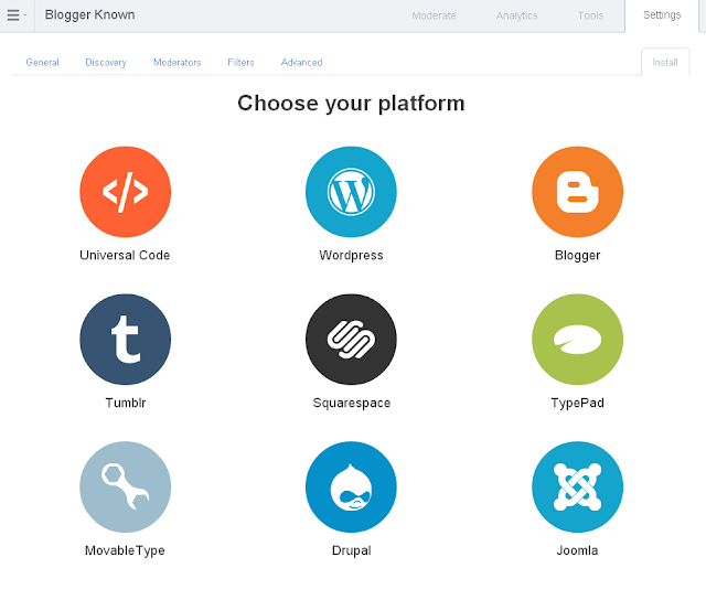 Choose a platform - Settings - DISQUS