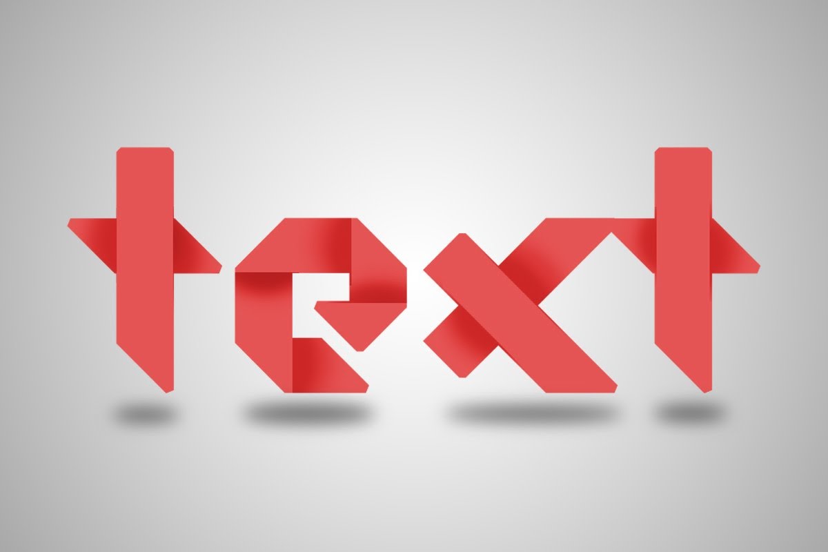  3D Text Logo 