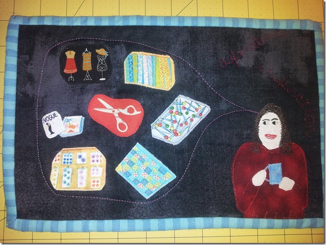 mug rug for Kat
