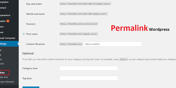 Khắc phục lỗi Permalink trong Wordpress - Báo lỗi 404
