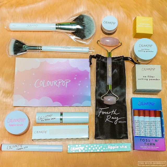 Beauty On A Budget: Colourpop Cosmetics | fourth ray beauty, colourpop no filter setting powder, colourpop lippie stix, colourpop lippie scrub, colourpop brushes, face roller, quartz roller, jade roller