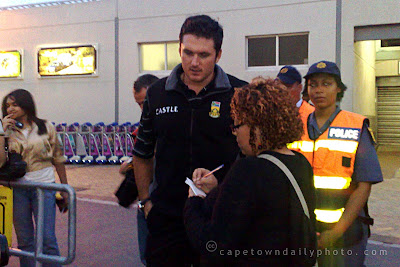 Graeme Smith arrives at Cape Town International Airport