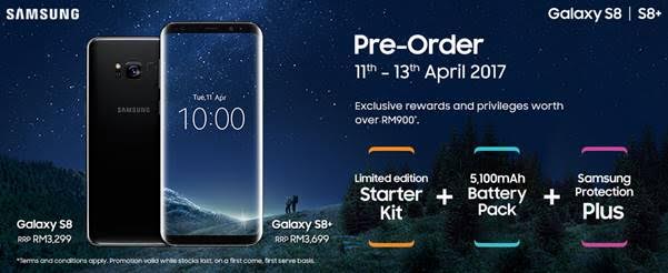 Pre-order Samsung Galaxy S8 and S8+ in Malaysia