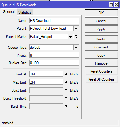 Queue Tree Download Hotspot Mikrotik