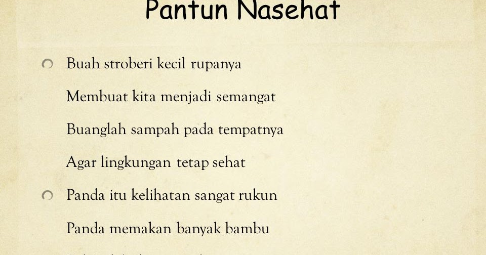 Interioritats: Kumpulan Pantun Nasehat Terbaru di Indonesia