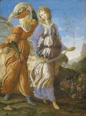 quadro de judith e holofernes na versão de Botticelli