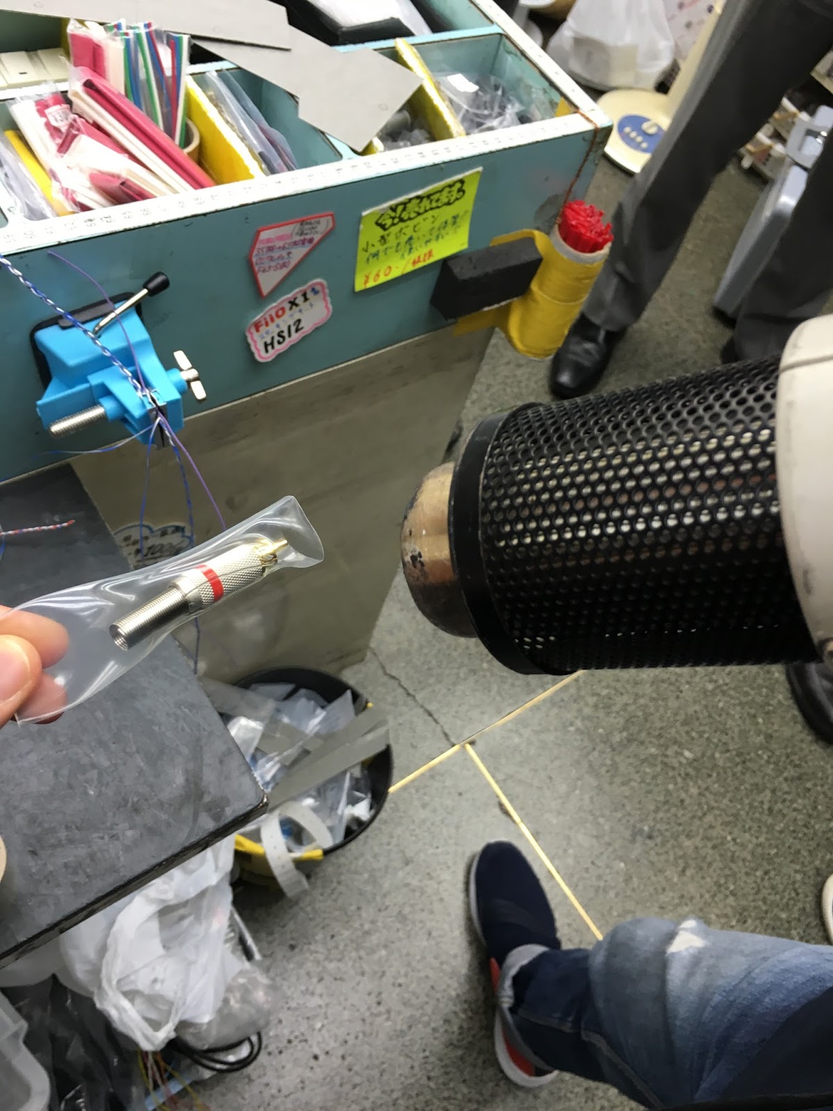 オヤイデ電気ショップブログ ヒートガン ポケトーチから湯気まで 熱収縮チューブの収縮具合を検証してみました