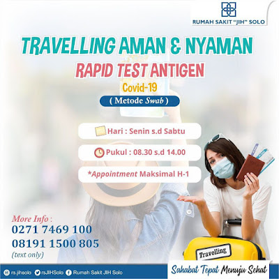 tarif swab rapid test rs jih solo