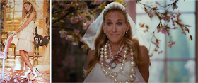 Carrie Bradshaw vestida de novia por Lanvin