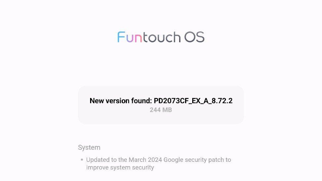 iQOO Z3 get March Security Update with some improvements