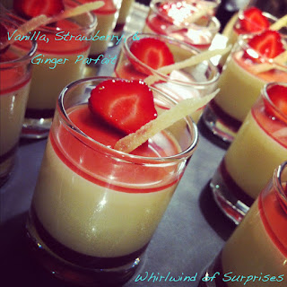 Vanilla, Strawberry & Ginger Parfait