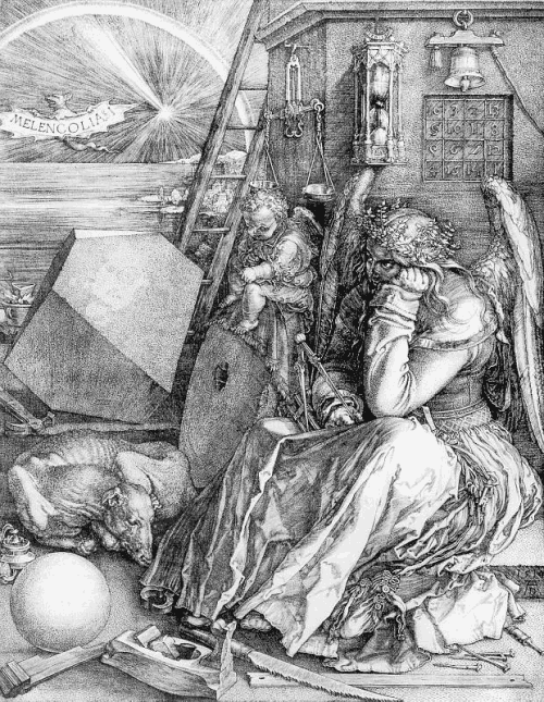 Albrecht Durer Melencolia I. This image above I have