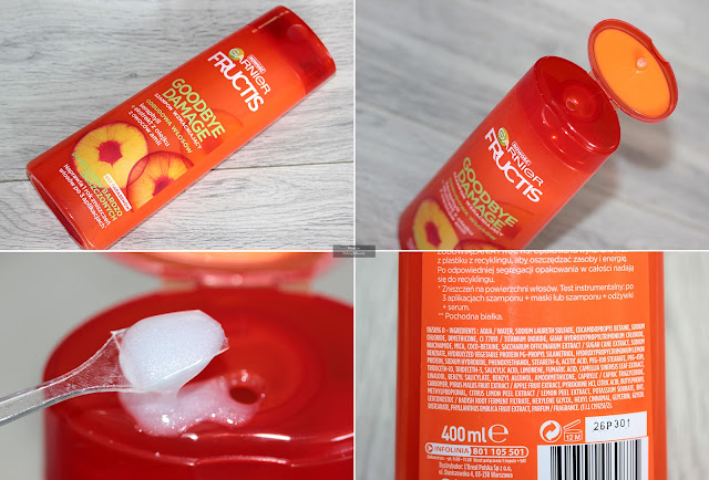 Garnier Fructis Goodybye Damage szampon wzmacniający