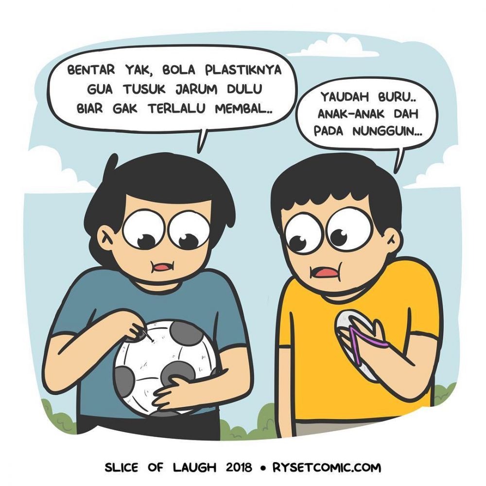 13 Komik Lucu Kehidupan Anak Kecil Sebelum Ada Gadget Seru Lucu