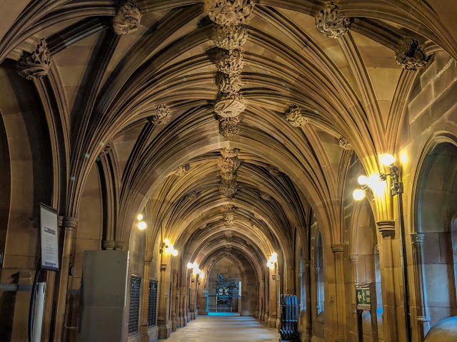 Gothic stone arches