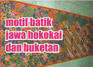 motif batik jawa hokokai