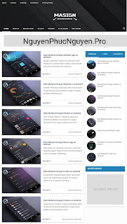 Miễn Phí Template Masign Cực Đẹp Cho Blog Công Nghệ
