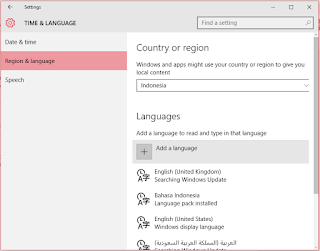 Time and Language windows 10 nolproject