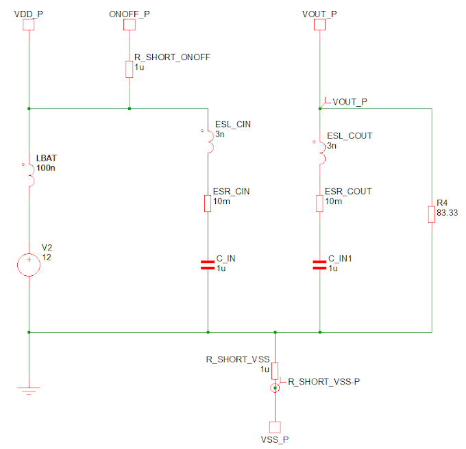 Measure Output Voltage LDO Regulator in SIMtrix