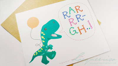 Dino Birthday Card