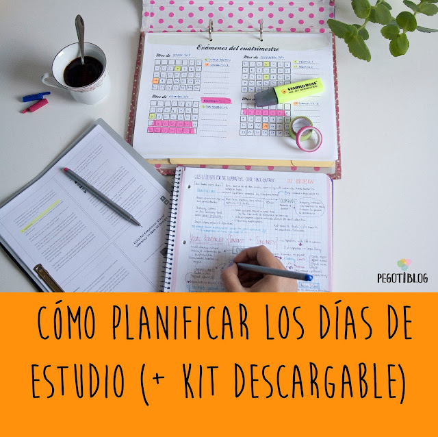 Técnicas para planificar los estudios (y kit descargable)