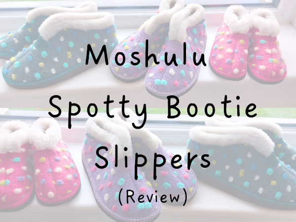 (AD/Review) The Perfect Cosy Christmas Gift - Moshulu Spotty Bootie Slippers