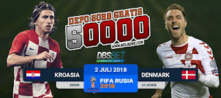 kroasia vs denmark piala dunia 1 juli 2018